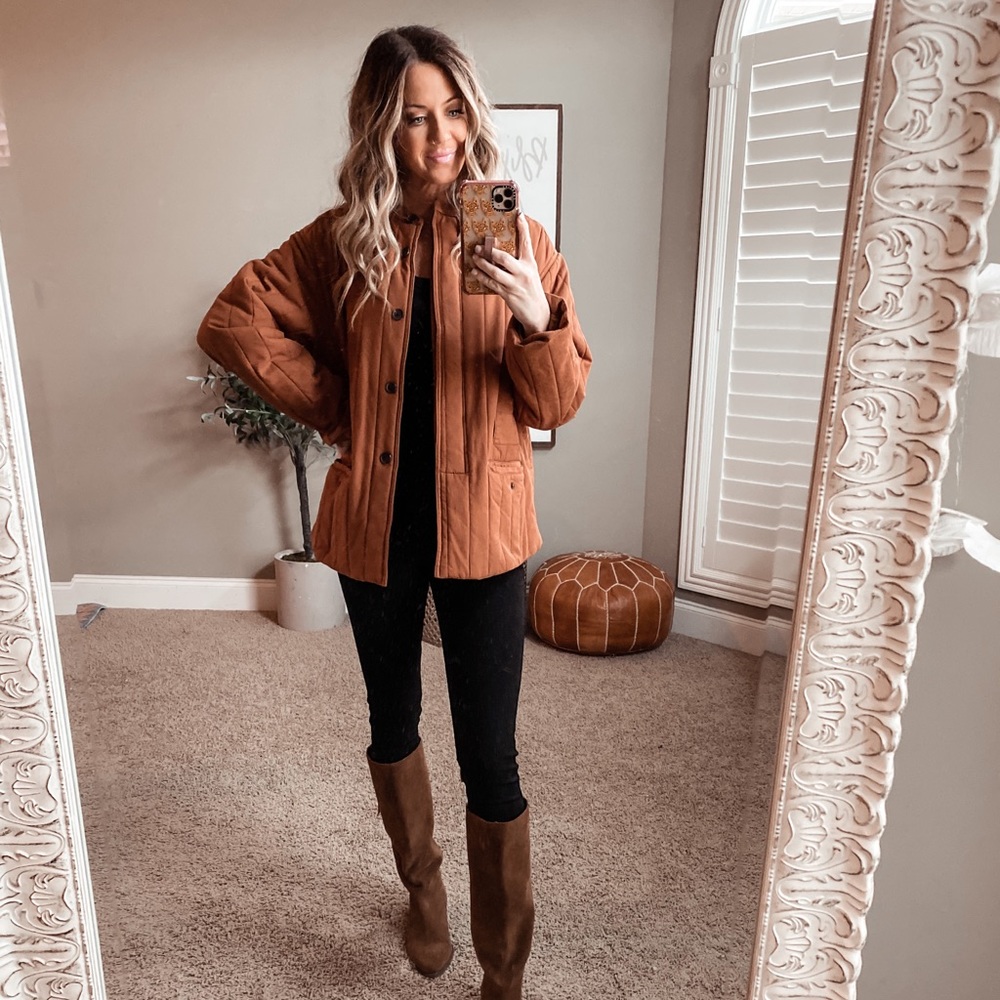 Quilted puffer jacket